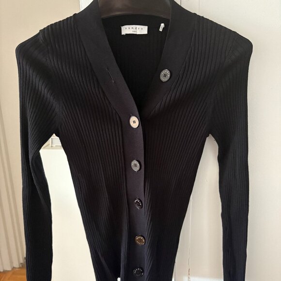 Gabrielle Ribbed Knit Cardigan - Picture 4 of 6